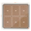 5028252063876-Nobo - Vitrine d'affichage - 6 feuilles A4 - surface liege - porte battante - 70,8 x 66,7 x 4,3 cm--2