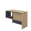 3483601088436-Retour pour bureau ARCADE avec rangement  - L114 x H75 x P45 - chêne/anthracite-P_400013546_1-0