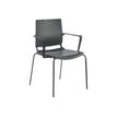0404000142553-Chaise ATENEA avec accoudoirs - structure graphite - gris-P_400014255_1-0