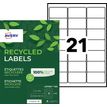 Avery QuickPEEL Recycled Labels - adresetiketten - 2100 etiket(ten) - 38.1 x 63.5 mm