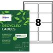 Avery QuickPEEL Recycled Labels - adresetiketten - 800 etiket(ten) - 67.7 x 99.1 mm