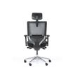 3701338801068-Fauteuil de bureau ergonomique SYNEC - accoudoirs réglables - appuie-tête réglable - noir--5
