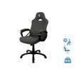 850009447258-Fauteuil de bureau ENZO - accoudoirs fixes - appuie-tête intégré - gris foncé--0