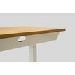 3760350281029-Goulotte 115cm pour Bureau électrique UGO - blanc--3