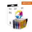 SWITCH - 4 - zwart, geel, cyaan, magenta - inktcartridge (alternatief voor: Brother LC1100, Brother LC980)