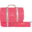 3662498003528-Cartable Ooban's Stars - 35 cm - 2 compartiments - corail - Oberthur--0