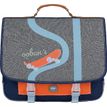 3662498003580-Cartable Ooban's Skate - 38 cm - 2 compartiments - gris chiné/bleu - Oberthur--1