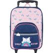 3664447121451-Sac maternelle à roulettes Chaton - 1 compartiment - Oberthur--3