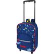 3664447122342-Sac maternelle à roulettes Dino - 1 compartiment - marine - Oberthur--0