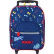 3664447122342-Sac maternelle à roulettes Dino - 1 compartiment - marine - Oberthur--3