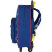 3664447122342-Sac maternelle à roulettes Dino - 1 compartiment - marine - Oberthur--4