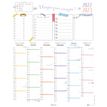 3664447118208-Calendrier Bullet 6 mois par face - 27 x 21 cm - Oberthur--0