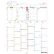 3664447118215-Calendrier Bullet 6 mois par face - 43 x 33,5 cm - Oberthur--1