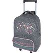 0404051148580-Sac à dos à roulettes Lola Espeleta - 1 compartiment - gris chiné - Exclusivité Bureau Vallée - Ob--0