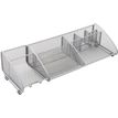 3129710015658- ALBA MESHBOARD M - Organisateur de bureau - maillon en acier - gris métal--1