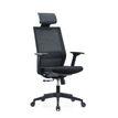 3700339918508-Fauteuil de bureau MAXIM - accoudoirs réglables - Appuie tête - noir--2