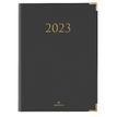 3664447132686-Agenda Kiev - 1 semaine sur 2 pages - 22 x 30,7 cm - gris - Oberthur--0