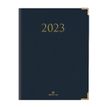 Agenda Kiev - 1 semaine sur 2 pages - 22 x 28 cm - bleu marine - Oberthur