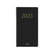 Agenda de poche Kiev - 1 semaine sur 2 pages - 9,5 x 17,5 cm - noir - Oberthur