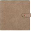 Agenda spiralé Ramatuelle - 1 semaine sur 2 pages - 16,5 x 16,5 cm - taupe - Oberthur