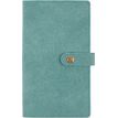 Agenda de poche spiralé Ramatuelle - 1 semaine sur 2 pages - 9,5 x 17,5 cm - bleu celadon - Oberthur