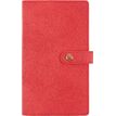 Agenda de poche spiralé Ramatuelle - 1 semaine sur 2 pages - 9,5 x 17,5 cm - corail - Oberthur