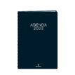 Agenda Portland - 1 semaine sur 2 pages - 17 x 24,5 cm - bleu marine - Oberthur