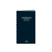 3664447134352-Agenda de poche Portland - 1 semaine sur 2 pages - 9,5 x 17,5 cm - bleu marine - Oberthur--0
