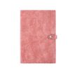 Agenda spiralé Louisiane - 1 semaine sur 2 pages - 17 x 24,5 cm - vieux rose - Oberthur