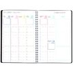 3664447130187-Agenda Primrose - 1 semaine sur 2 pages - 17 x 24,5 cm - prune - Oberthur--1