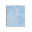 Agenda Primrose - 1 semaine sur 2 pages - 16,5 x 16,5 cm - bleu ciel - Oberthur