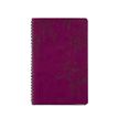 Agenda Primrose - 1 semaine sur 2 pages - 10 x 15 cm - prune - Oberthur