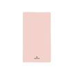 Agenda de poche spiralé Perle - 1 semaine sur 2 pages - 9,5 x 17,5 cm - blush - Oberthur