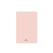 Agenda spiralé Perle - 1 semaine sur 2 pages - 10 x 15 cm - blush - Oberthur