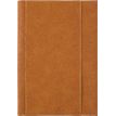 Agenda spiralé Burgos - 1 semaine sur 2 pages - 22 x 28 cm - camel - Oberthur