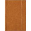 Agenda spiralé Burgos - 1 semaine sur 2 pages - 17 x 24,5 cm - camel - Oberthur