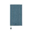 Agenda de poche spiralé Burgos - 1 semaine sur 2 pages - 9,5 x 17,5 cm - bleu - Oberthur