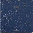 Agenda Céleste - 1 semaine sur 2 pages - 16,5 x 16,5 cm - bleu marine - Oberthur