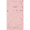 Agenda de poche Céleste - 1 semaine sur 2 pages - 9,5 x 17,5 cm - rose - Oberthur