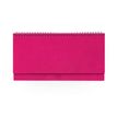 Agenda à spirale Colours Collection - planificateur de bureau - 1 semaine par page - 29 x 15 cm - rose fuchsia