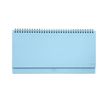 8054117625986-Agenda à spirale Colours Collection - planificateur de bureau - 1 semaine par page - 29 x 15 cm - bleu--0