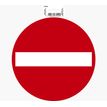 3130630670445-Exacompta - Pictogramme adhésif "sens interdit" - 20 cm de diamètre--0