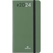 3664447154466-Agenda de poche Flex - 1 semaine sur 2 pages - 9,5 x 17,5 cm - kaki - Oberthur--0
