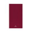 3664447159287-Agenda de poche Odessa - 1 semaine sur 2 pages - 9,5 x 17 cm - bordeaux - Oberthur--0