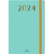 3664447158921-Agenda Merida - 1 semaine sur 2 pages - 10 x 15 cm - vert - Oberthur--0