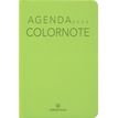 Agenda Colornote - 1 semaine sur 2 pages - 10 x 15 cm - vert pomme - Oberthur