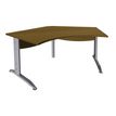 Burocean Idra - bureau - 120° hoek - walnoot