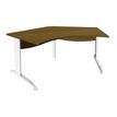 Burocean Idra - bureau - 120° hoek - walnoot