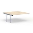 Eol Conect - bureau - rechthoekig - wit esdoorn