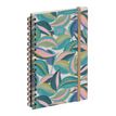 Agenda de poche spiralé 16 mois Capucine - 1 semaine sur 2 pages - 9 x 16 cm - bleu - Exacompta